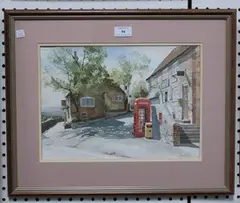 Maurice Braley, The Post Office, Tillington, watercolour
