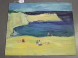 Eric James Mellon, Figures on a Sandy Beach