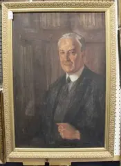 Haydn Reynolds Mackey, Portrait of a Gentleman, oil on canvas