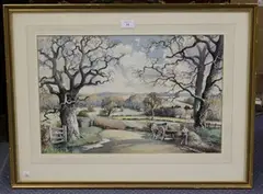 Emerson Groom, Near Uckfield, Sussex, watercolour