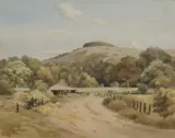 Charles William Taylor, Chanctonbury, Sussex, watercolour