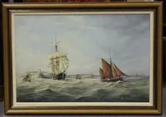 Max Parsons, Newhaven, oil on board