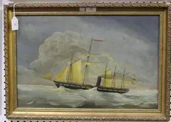 D. Blakeney, S.S. Great Britain, oil on board