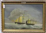 D. Blakeney, S.S. Great Britain, oil on board