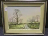 Wyn Appleford, Downland Landscape, oil on canvas