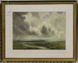 Wycliffe Egginton, A Stormy Day, nr Tavistock, Dartmoor, watercolour