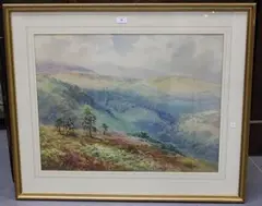 Henry B. Wimbush, Highland Landscape, watercolour