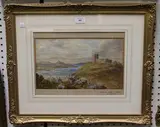 B.H. Hall-Knight, Criccieth Castle, N. Wales, watercolour