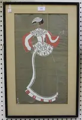 A. Elstob, Costume Design, 1935, gouache