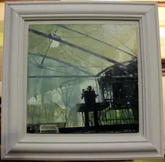 Julian Sutherland-Beatson, Garden View, 21st century acrylic on board