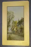 Savill Page, Old Cottages, Rustington, watercolour