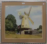 Douglas Elliott, Shipley Windmill, watercolour