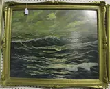 Paul Manister Studd, The Seventh Wave, oil on board