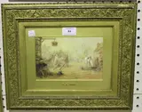 John Alfred Vinter, Evening in our Village, 1872, watercolour