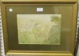 Charles Louis Geoffrey Dechaume, Verrières, 1907, watercolour