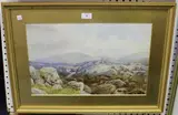 E. Ware Bussell, Dartmoor, Devon' (View of a Clapper Bridge), 1890, watercolour
