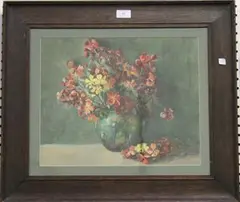 Cecily Harrison, Wallflowers, watercolour