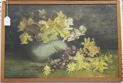 Joan S. Hamilton, Spring Flowers, 1899, oil on canvas