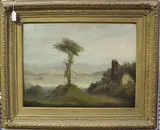 Thomas Pyne, View in the Lake District, oil on canvas