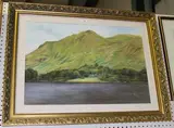 Sue Wills, Delphi Lodge, Co. Mayo, View from Fin Lough, 1999, pastel