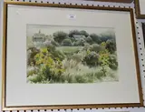 Rosemary Sarah Welch, Cottages in the New Forest, watercolour