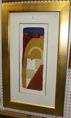 Govinder Nazran, La Famille, colour silkscreen print