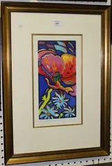 This Heart of Mine by Simon Bull, colour silkscreen print, sold Dec 2016