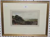 Robert Hume, On the Edge of the Quarry, watercolour