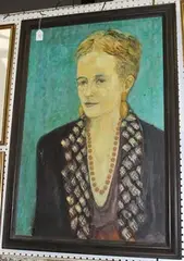 Faith O'Reilly, Rose with Amber, oil on canvas