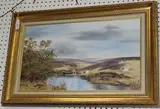 Brian Richardson, Moorland Scene, North of Pickering, N Yorks, oil on canvas
