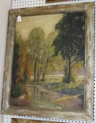 Cyril Saunders Spackman, Summer, oil on canvas
