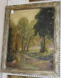 Cyril Saunders Spackman, Summer, oil on canvas