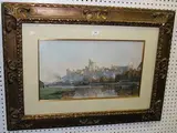 Edward King, View of Windsor Castle, 1923, watercolour and gouache