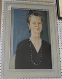Ursula Vivian McCannell, Half Length Portrait of a Lady, oil on board
