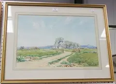 Clement Lambert, Chanctonbury Ring, watercolour