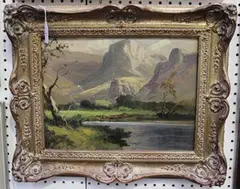 Frank Thomas Carter, Highland Landscape, oil on board