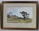 John Pillow, Near Ashdown Forest, watercolour