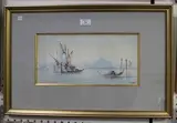 W. Stewart, Venetian Views, a pair of watercolours with gouache