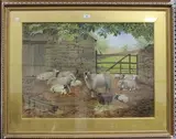 John Sinclair, No. 3 Herdwick Sheep, watercolour