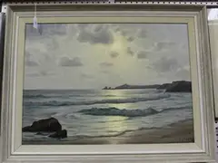 Roger de la Corbière, St. Pierre de Quiberon, oil on canvas