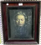 J. Harvey, Beethoven's Death Mask, oil on board