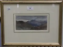 Arthur Glennie, Licenza, watercolour