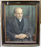 Joseph Otto Flatter, Dr Richard Kralik, oil on canvas