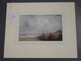 William Roxby Beverley, Scarbro Coast, watercolour