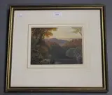 William Roxby Beverley, Lake Scene, watercolour