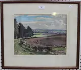 Alfred Egerton Cooper, Near Perth, gouache