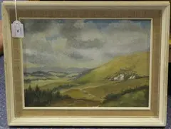 G.M. Archer, The Edge of the Downs, oil on canvas
