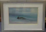 Wendy McBride, Seascape, acrylic on board
