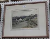 Claude Muncaster, Cottages near Howerthwaite, at the Foot of Windermere