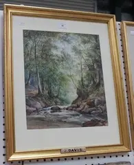 Frederick Davis, A Quiet Nook, 1867, watercolour with gouache